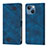 Leather Case Stands Flip Cover Holder Y05B for Apple iPhone 13 Blue