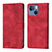 Leather Case Stands Flip Cover Holder Y05B for Apple iPhone 13 Red