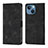Leather Case Stands Flip Cover Holder Y05B for Apple iPhone 14 Plus Black