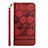 Leather Case Stands Flip Cover Holder Y05B for Samsung Galaxy A13 4G Red