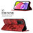 Leather Case Stands Flip Cover Holder Y05B for Samsung Galaxy M02s