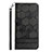 Leather Case Stands Flip Cover Holder Y05B for Samsung Galaxy M02s