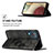 Leather Case Stands Flip Cover Holder Y05B for Samsung Galaxy M12