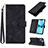 Leather Case Stands Flip Cover Holder Y06B for Apple iPhone 14