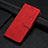 Leather Case Stands Flip Cover Holder Y06X for Google Pixel 6a 5G Red