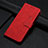 Leather Case Stands Flip Cover Holder Y06X for Google Pixel 7 Pro 5G Red