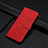 Leather Case Stands Flip Cover Holder Y06X for Motorola Moto Edge 40 5G Red