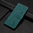 Leather Case Stands Flip Cover Holder Y06X for Xiaomi Civi 2 5G Green