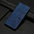 Leather Case Stands Flip Cover Holder Y06X for Xiaomi Mi 12 Lite NE 5G Blue