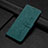Leather Case Stands Flip Cover Holder Y06X for Xiaomi Mi 12 Lite NE 5G Green