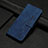 Leather Case Stands Flip Cover Holder Y06X for Xiaomi Mi 13 Lite 5G Blue