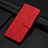 Leather Case Stands Flip Cover Holder Y06X for Xiaomi Poco F5 5G Red