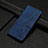 Leather Case Stands Flip Cover Holder Y06X for Xiaomi Redmi Note 12 Explorer Blue