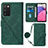 Leather Case Stands Flip Cover Holder Y07B for Samsung Galaxy M02s