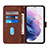 Leather Case Stands Flip Cover Holder Y07B for Samsung Galaxy S22 Plus 5G