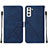 Leather Case Stands Flip Cover Holder Y07B for Samsung Galaxy S22 Plus 5G