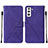 Leather Case Stands Flip Cover Holder Y07B for Samsung Galaxy S22 Plus 5G