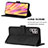 Leather Case Stands Flip Cover Holder Y07B for Samsung Galaxy S23 Ultra 5G