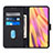 Leather Case Stands Flip Cover Holder Y07B for Samsung Galaxy S23 Ultra 5G