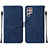 Leather Case Stands Flip Cover Holder Y07B for Samsung Galaxy S23 Ultra 5G