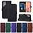 Leather Case Stands Flip Cover Holder Y07B for Samsung Galaxy S23 Ultra 5G