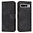 Leather Case Stands Flip Cover Holder Y07X for Google Pixel 7 Pro 5G Black