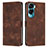 Leather Case Stands Flip Cover Holder Y07X for Huawei Honor 90 Lite 5G