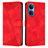 Leather Case Stands Flip Cover Holder Y07X for Huawei Honor X7 Red