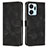 Leather Case Stands Flip Cover Holder Y07X for Huawei Honor X7a Black