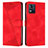 Leather Case Stands Flip Cover Holder Y07X for Motorola Moto E13 Red