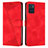 Leather Case Stands Flip Cover Holder Y07X for Motorola Moto E22 Red