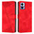 Leather Case Stands Flip Cover Holder Y07X for Motorola Moto Edge 30 Lite 5G Red