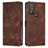 Leather Case Stands Flip Cover Holder Y07X for Motorola Moto G Play (2023)