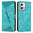 Leather Case Stands Flip Cover Holder Y07X for Motorola Moto G Stylus (2023) 4G Green