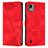 Leather Case Stands Flip Cover Holder Y07X for Nokia C110 Red