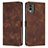 Leather Case Stands Flip Cover Holder Y07X for Nokia C32