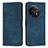 Leather Case Stands Flip Cover Holder Y07X for OnePlus 11 5G Blue