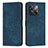 Leather Case Stands Flip Cover Holder Y07X for OnePlus Ace Pro 5G Blue