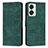 Leather Case Stands Flip Cover Holder Y07X for OnePlus Nord 2T 5G Green