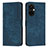 Leather Case Stands Flip Cover Holder Y07X for OnePlus Nord CE 3 5G Blue