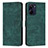 Leather Case Stands Flip Cover Holder Y07X for Realme 10 4G Green