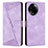 Leather Case Stands Flip Cover Holder Y07X for Realme 11 5G Purple