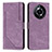 Leather Case Stands Flip Cover Holder Y07X for Realme 11 Pro 5G Purple