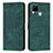 Leather Case Stands Flip Cover Holder Y07X for Realme 7i RMX2193 Green