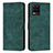 Leather Case Stands Flip Cover Holder Y07X for Realme 8 4G Green