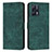 Leather Case Stands Flip Cover Holder Y07X for Realme 9 Pro 5G Green