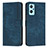Leather Case Stands Flip Cover Holder Y07X for Realme 9i 5G Blue