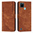 Leather Case Stands Flip Cover Holder Y07X for Realme C21Y