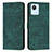 Leather Case Stands Flip Cover Holder Y07X for Realme C30 Green