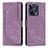 Leather Case Stands Flip Cover Holder Y07X for Realme C51 Purple